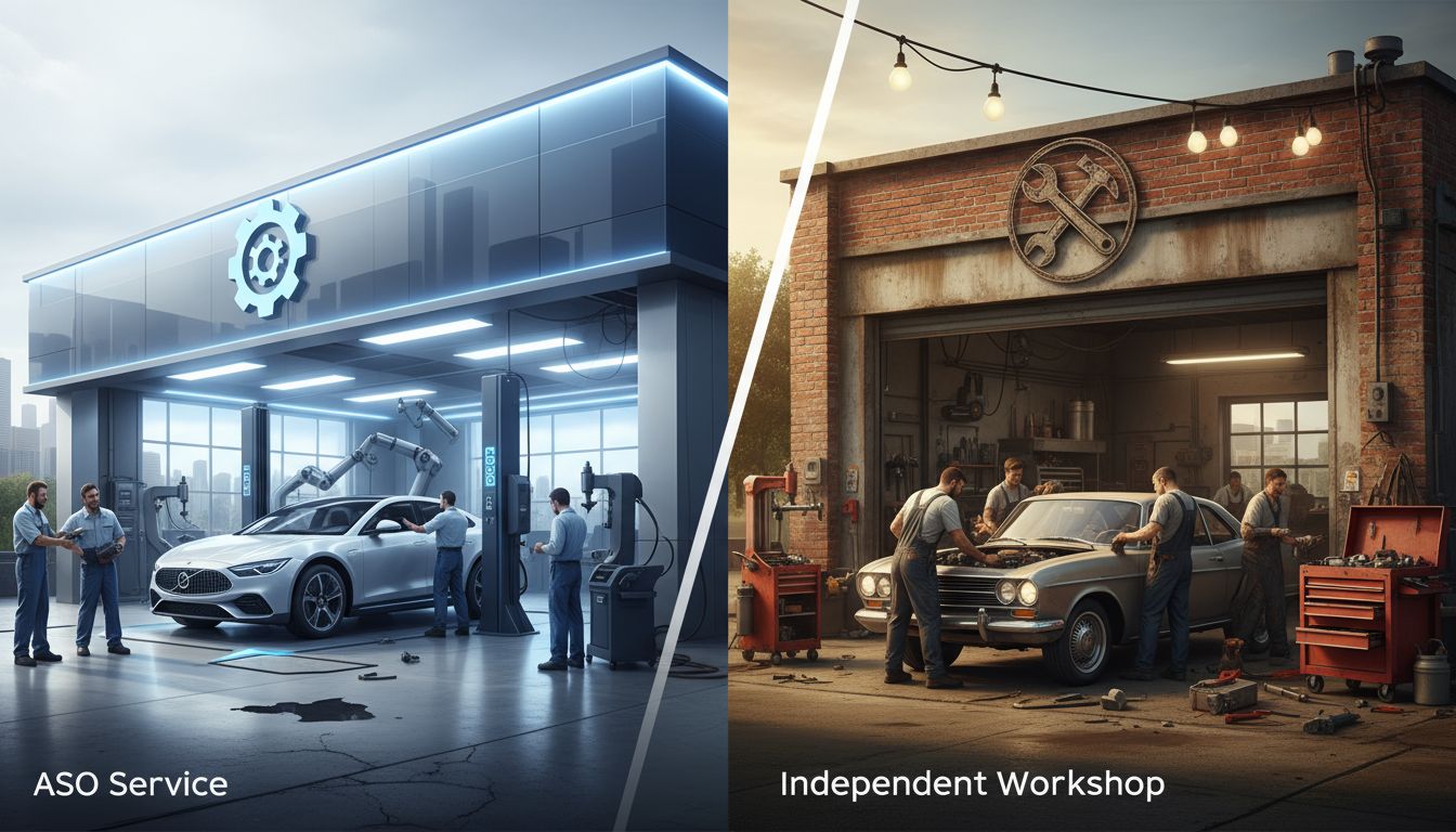 Czym różni się serwis ASO od warsztatu niezależnego?
