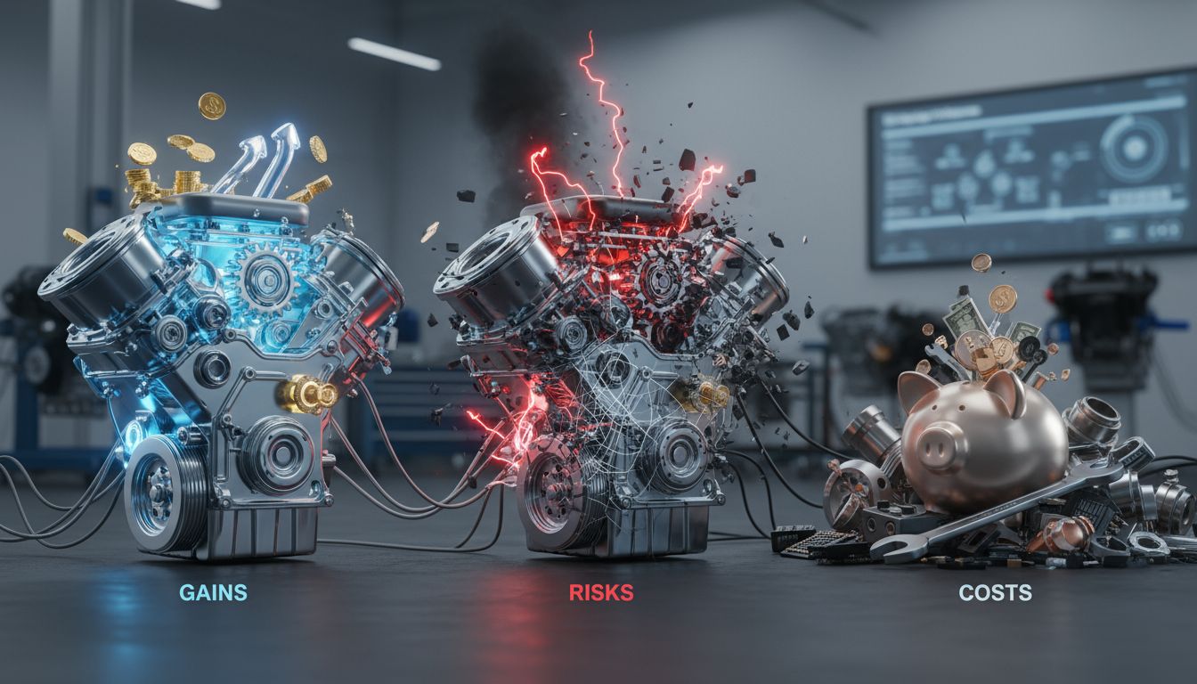 Chiptuning silnika – zyski, ryzyka i koszty modyfikacji