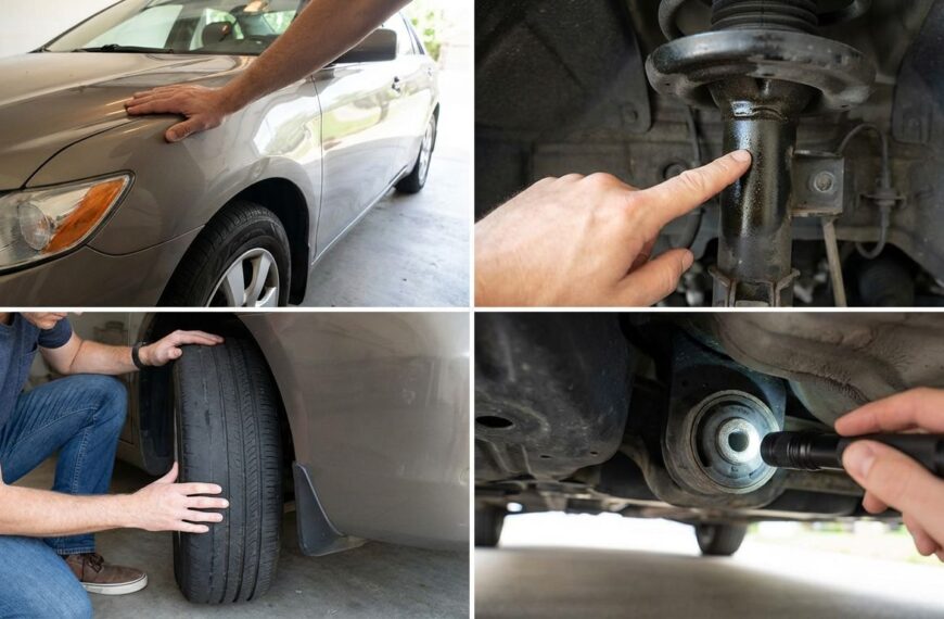 Jak sprawdzić stan amortyzatorów bez wizyty w warsztacie?